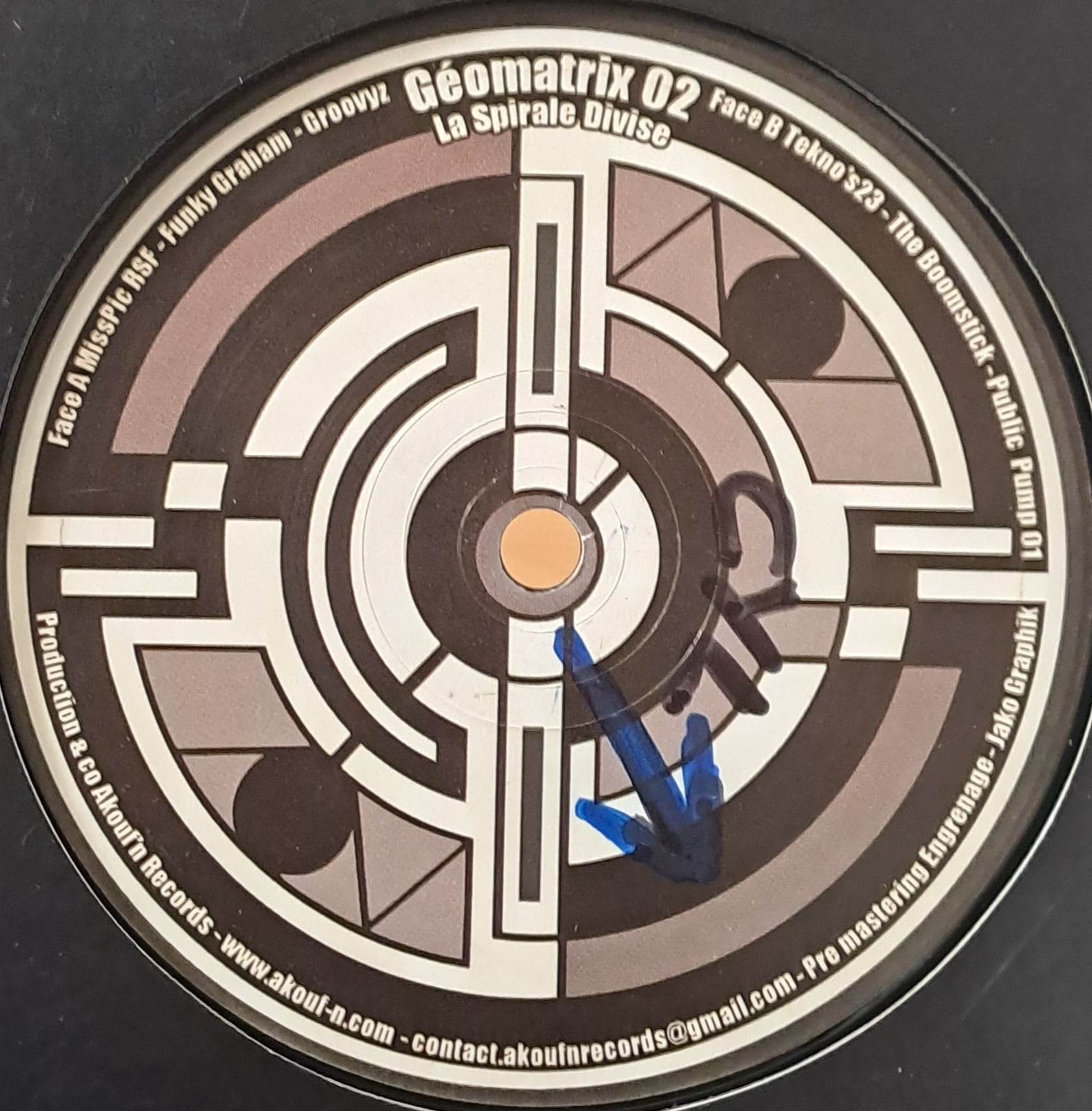 Géomatrix 02 - vinyle freetekno